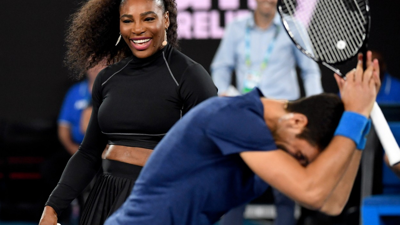 Serena Vilijams i Novak Đoković