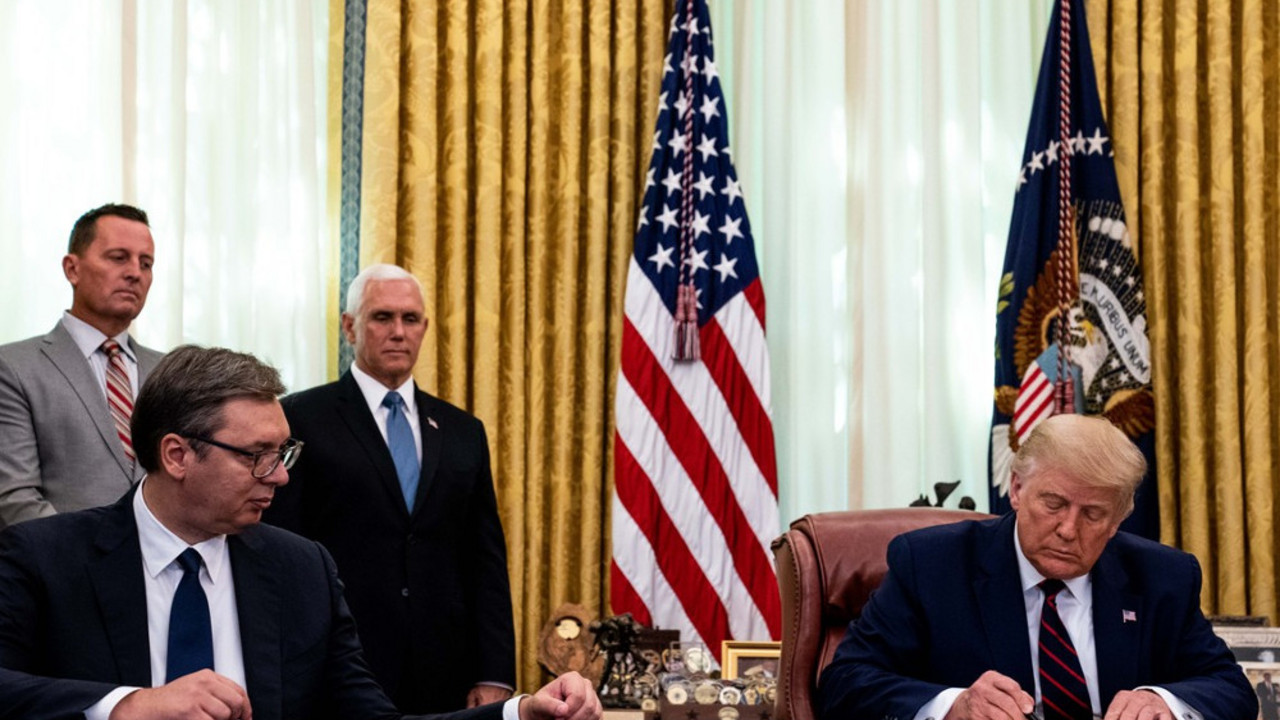 Aleksandar Vučić i Donald Tramp