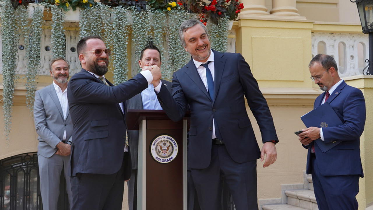 predsednici privrednih komora Srbije i tzv. Kosova, Čadež i Rukići
