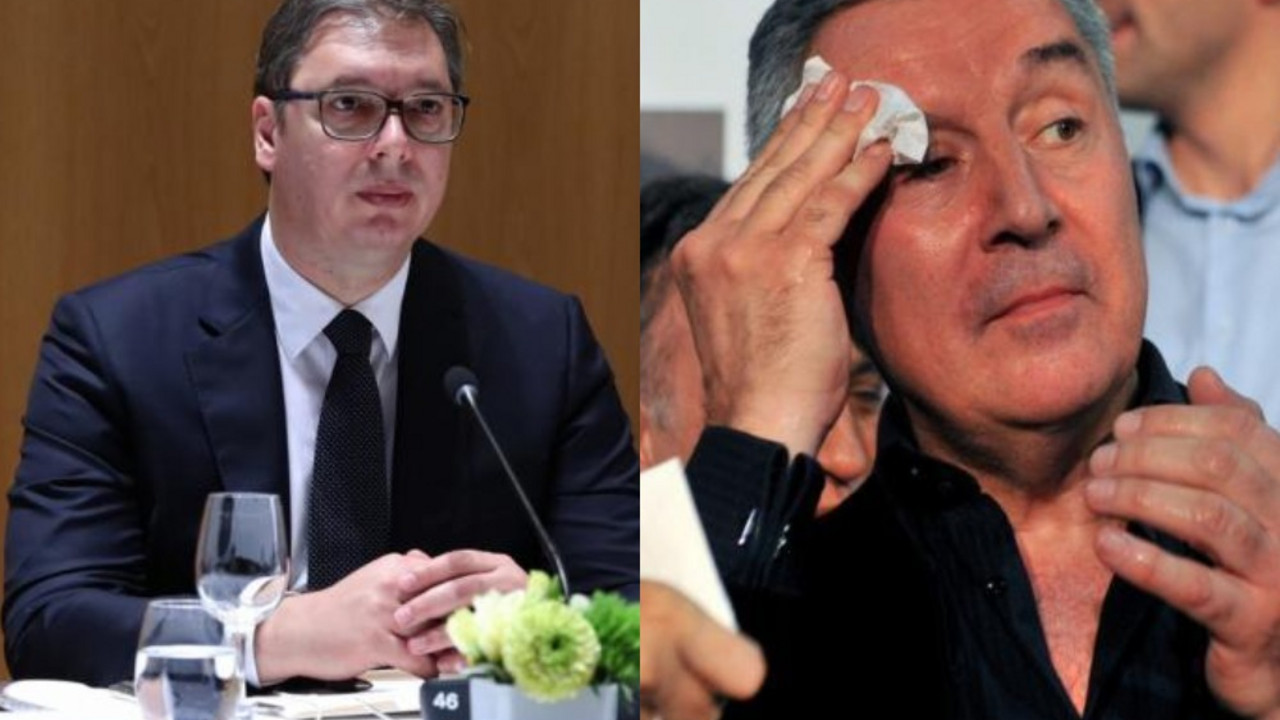 Aleksandar Vučić i Milo Đukanović