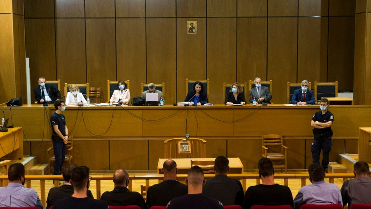 suđenje pripadnicima Zlatne zore u Grčko