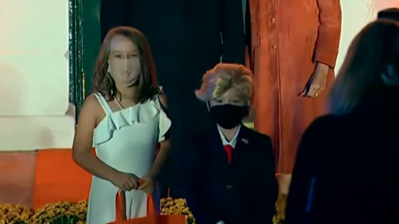 Mini Tramp i Melanija, deca, Noć veštica