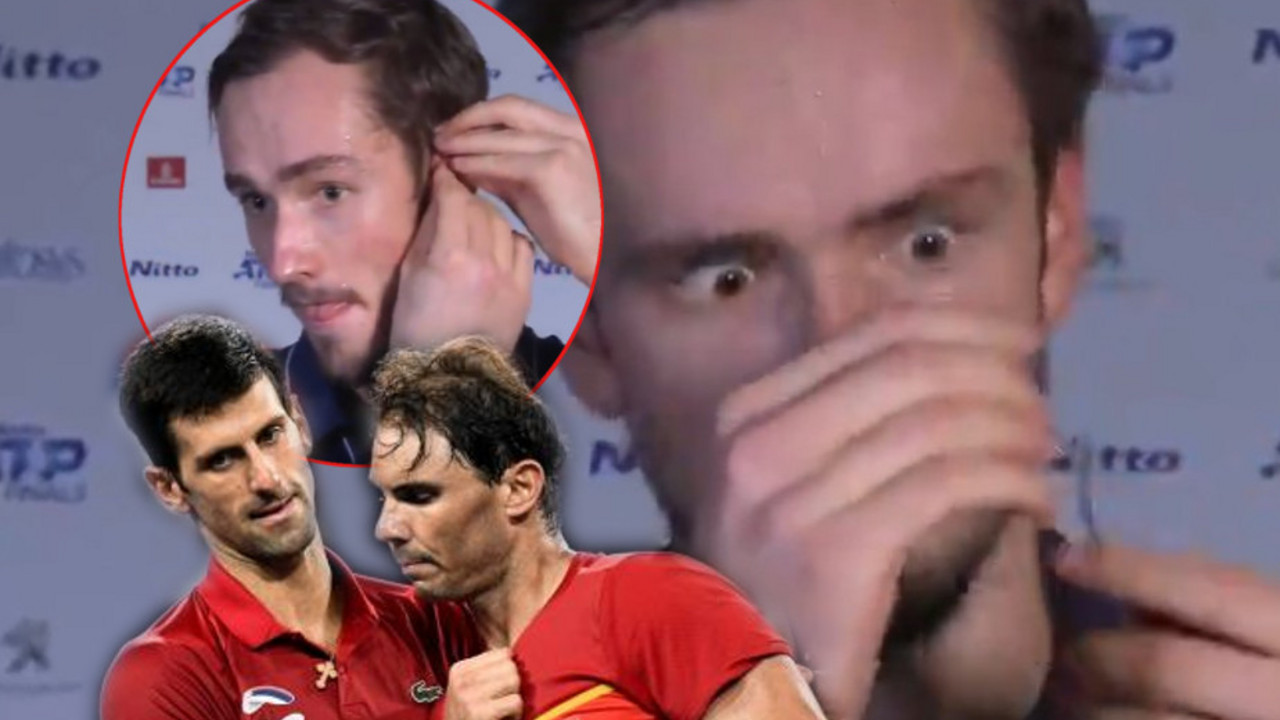 Medvedev, Nadal, Novak