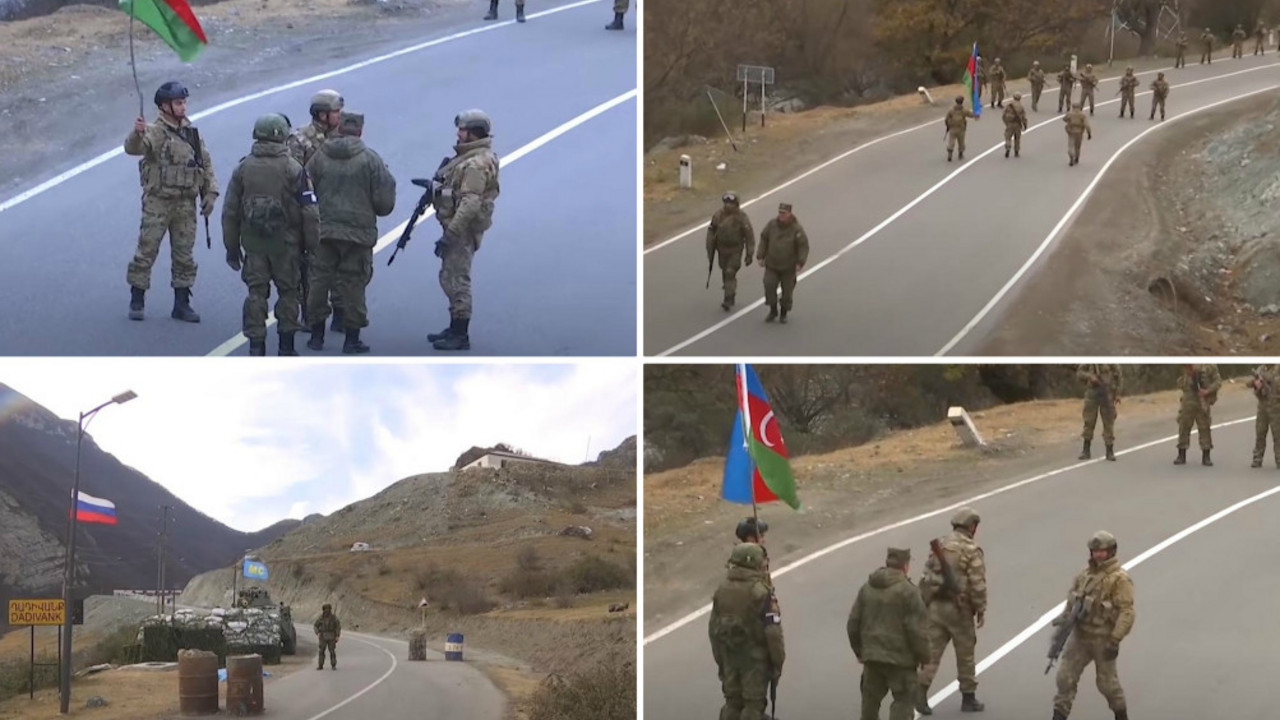 Susret ruskih mirovnjaka sa azerbejdžanskim vojnicima