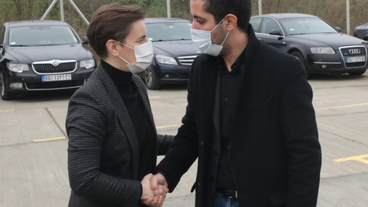 Ana Brnabić i Tomislav Momirović