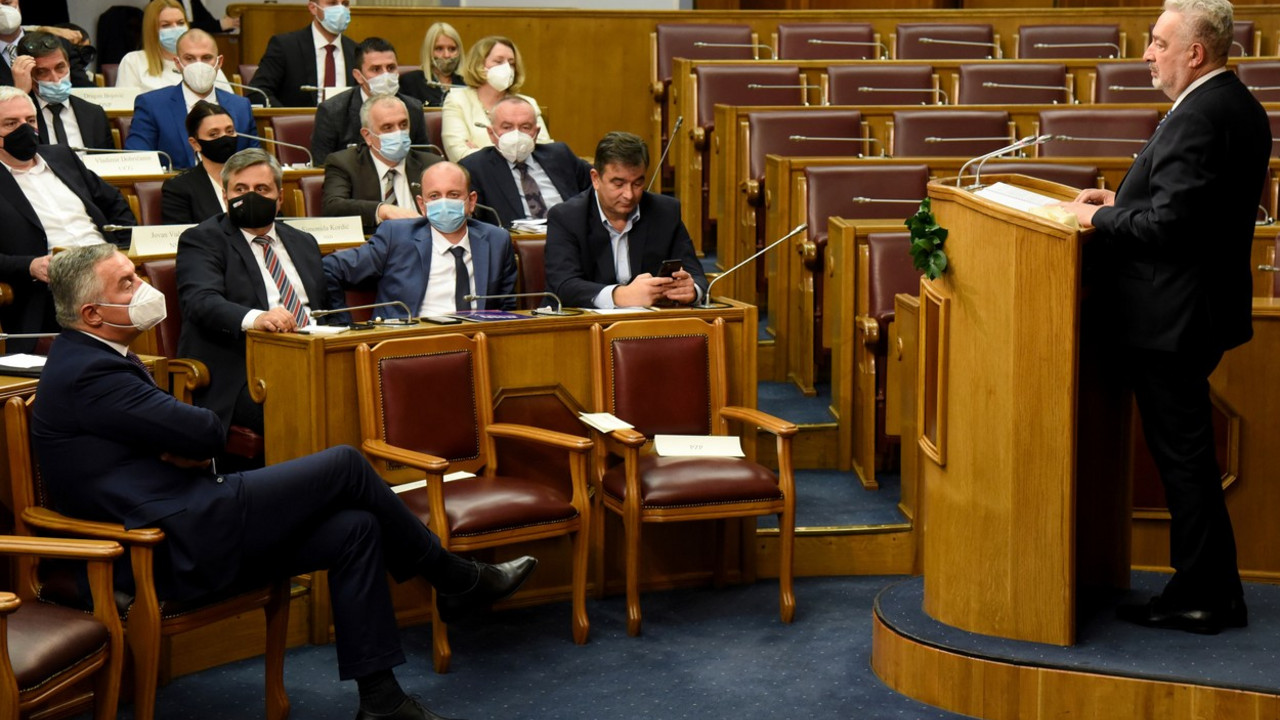 Zdravko Krivokapić i Milo Đukanović