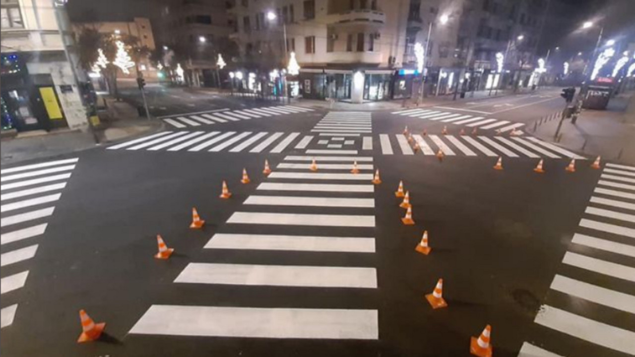 Prva dijagonalna raskrsnica u Beogradu