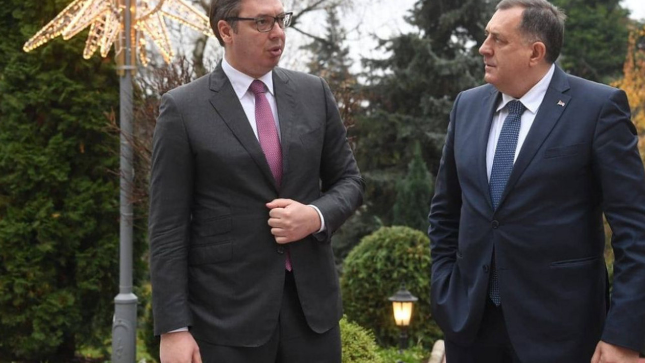 Aleksandar Vučić i Milorad Dodik