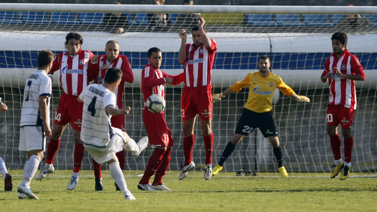 Saša Stamenković u dresu Crvene zvezde