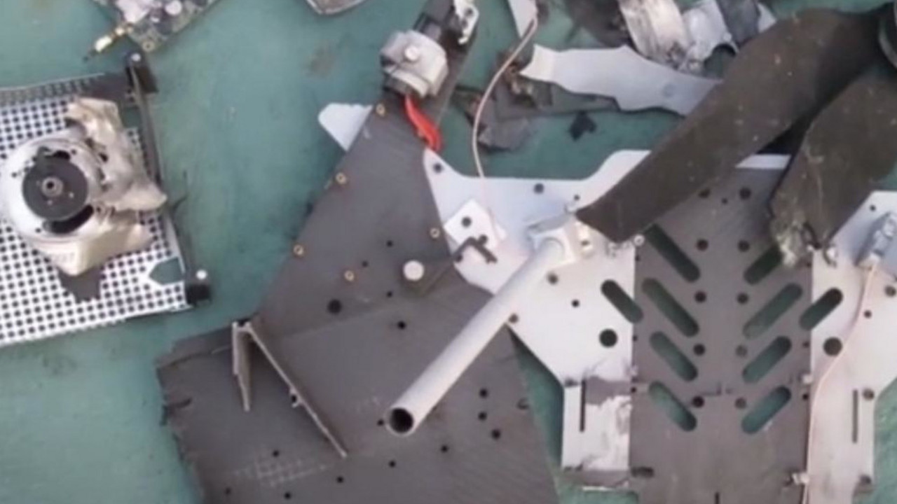 Ostaci lutajuće turske rakete KARGU