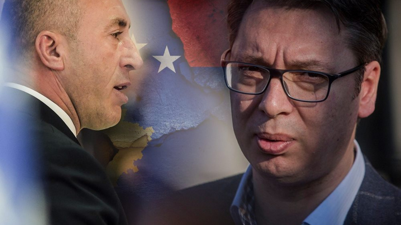 Ramuš Haradinaj i Aleksandar Vučić