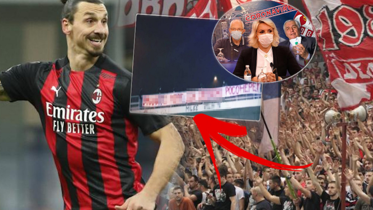 Poruka navijača Zvezde za Krizni štab pred utakmicu sa Milanom
