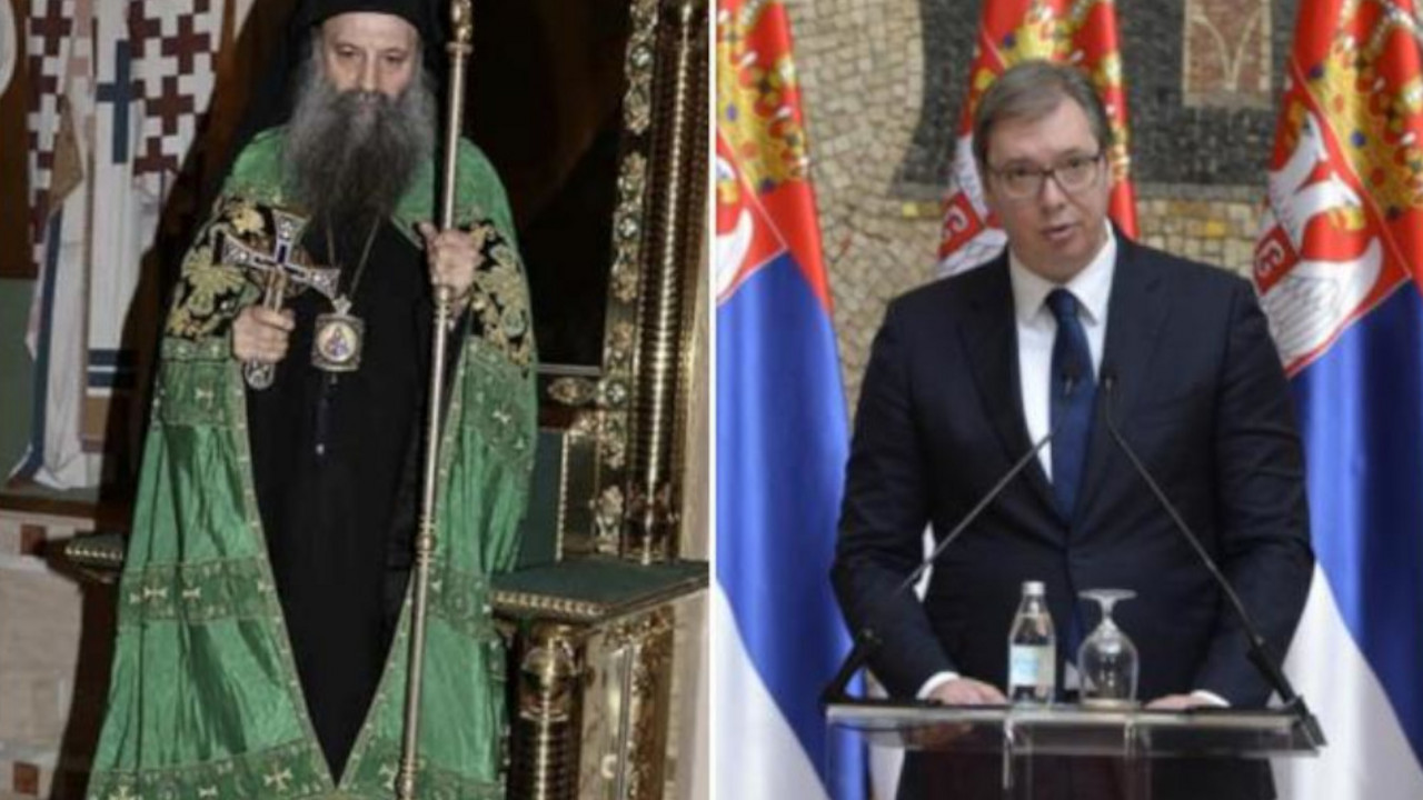 Aleksandar Vučić i patrijarh Porfirije