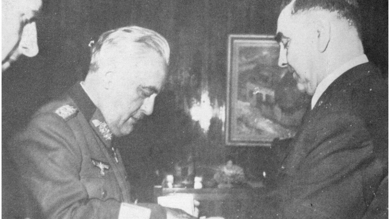 Edmund Glez fon Horstenau i Ante Pavelić