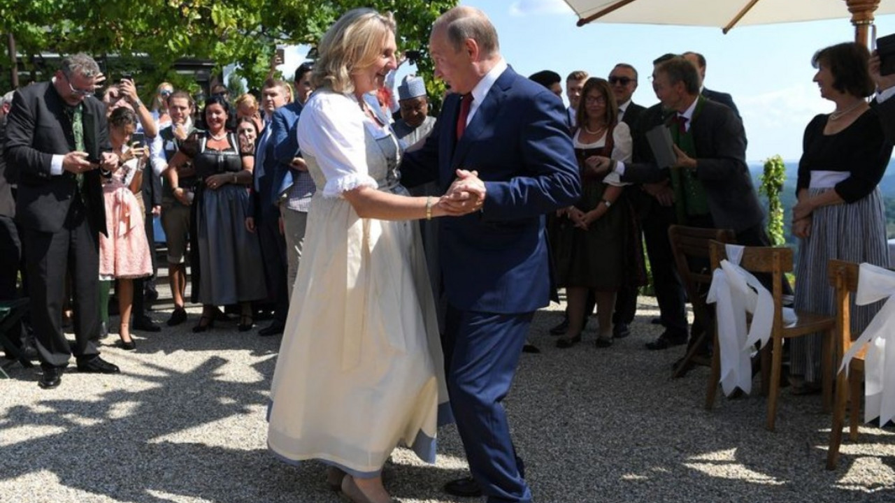 Karin Knajsel i Vladimir Putin
