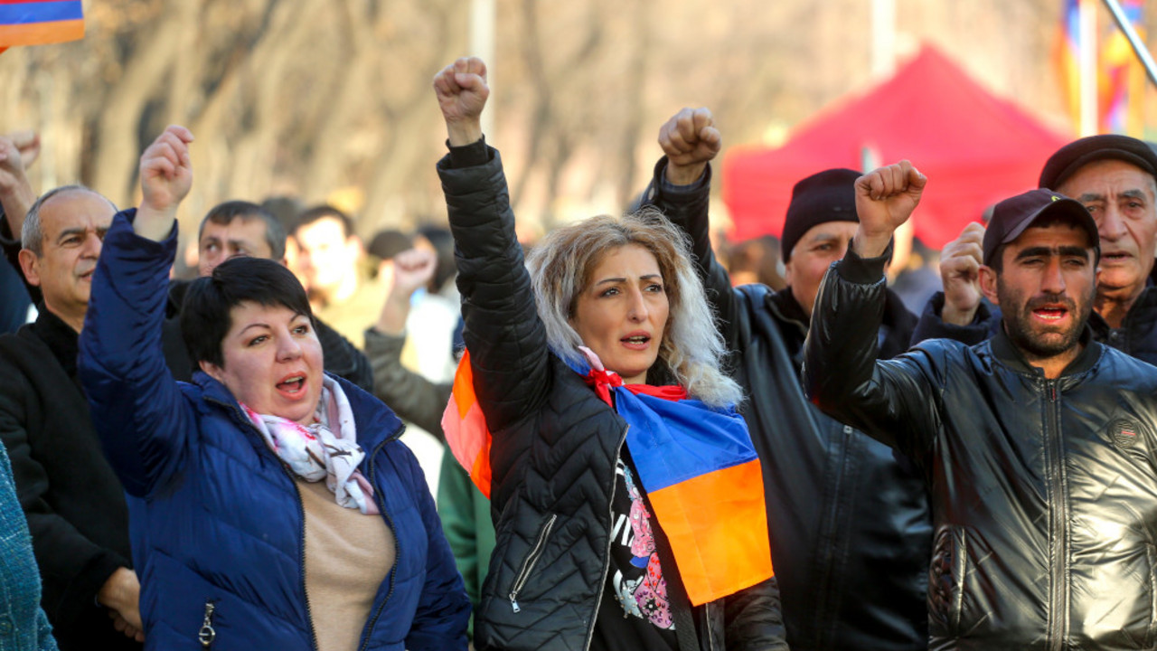 Protesti protiv Pašinjana u Jerevanu