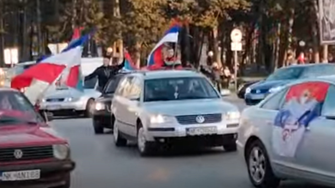 Auto-kolona u Nikšiću