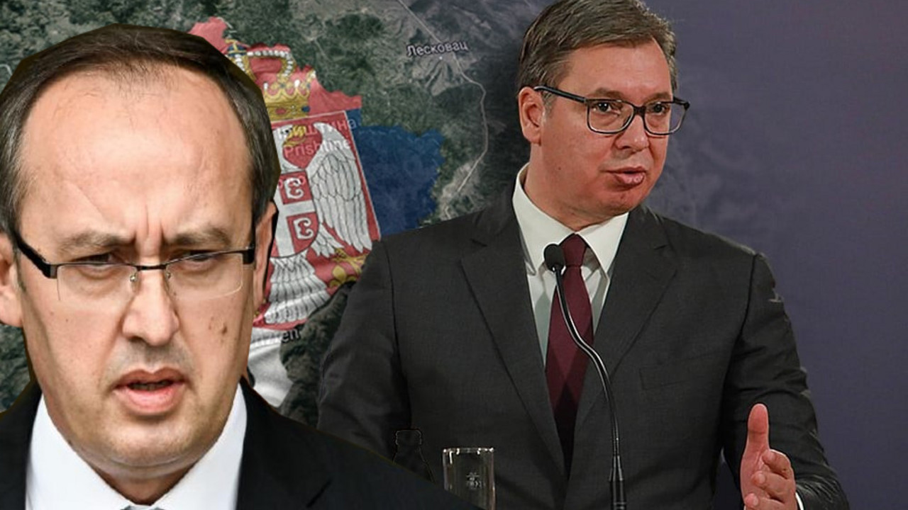 Aleksandar Vučić i Avdulah Hoti