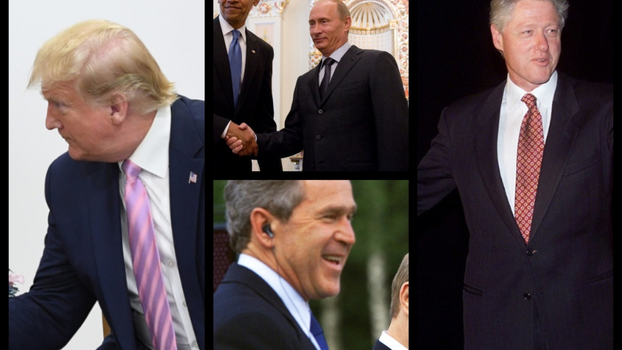 Vladimir Putin i američki predsednici