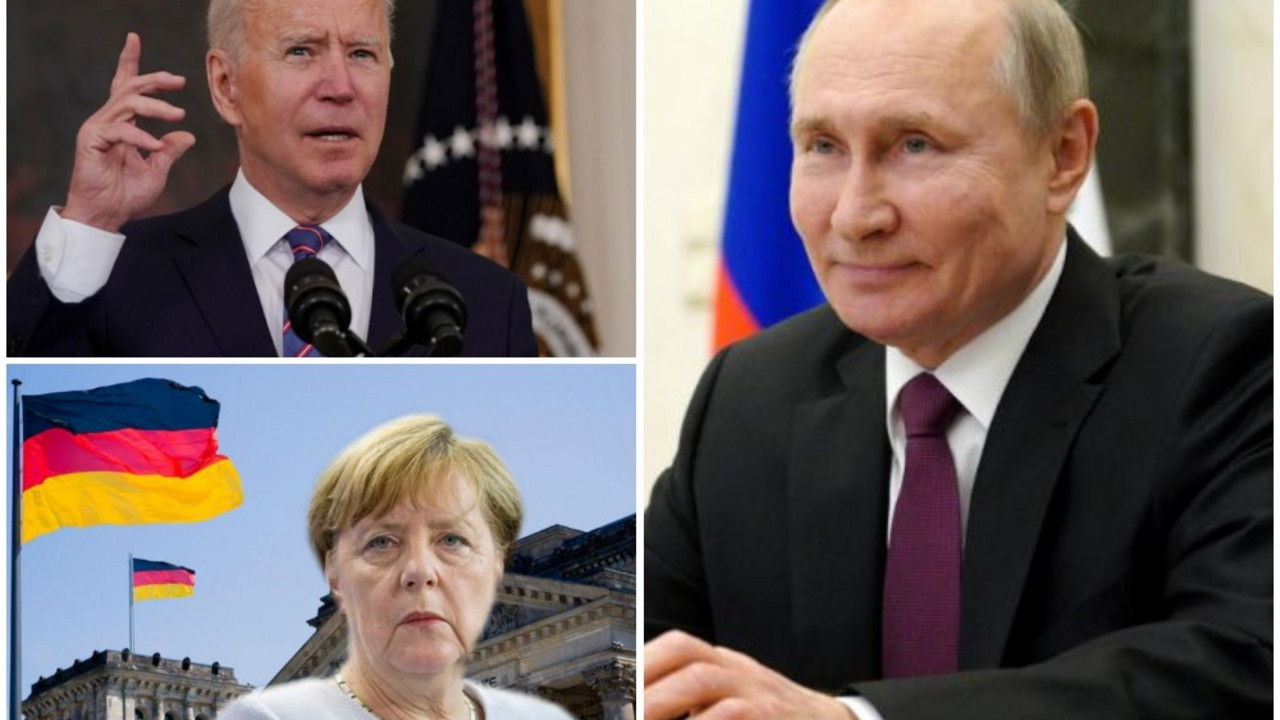 Putin, Merkel, Bajden