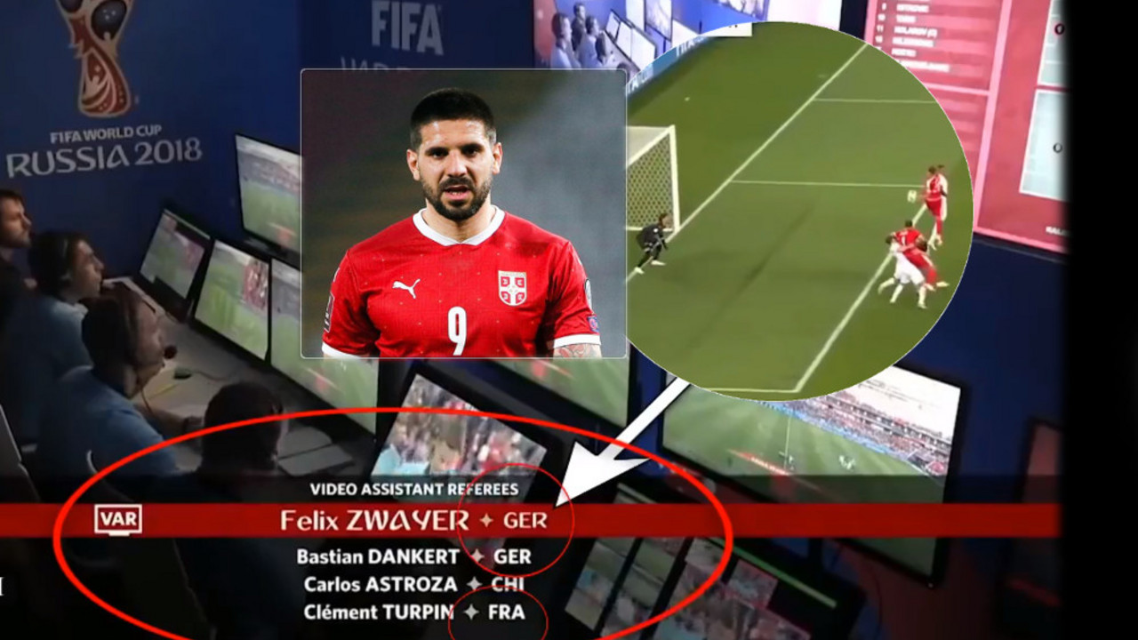 Aleksandar Mitrović, nedosuđeni penal u meču Srbije i Švajcarske na SP 2018