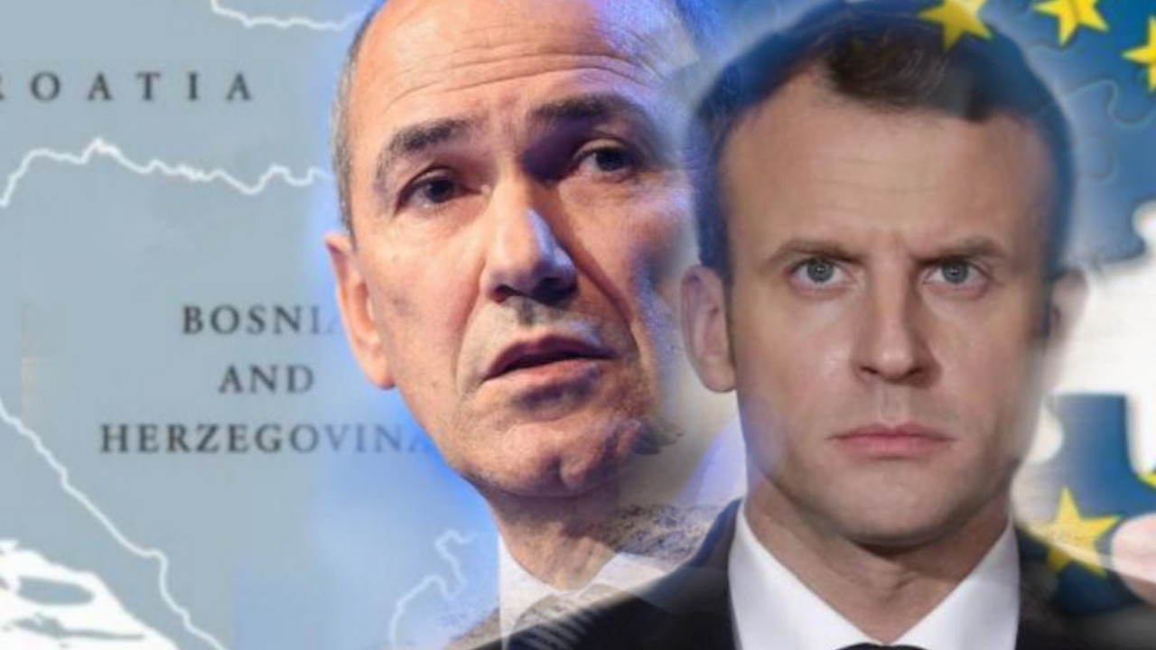 Emanuel makron i Janez Janša