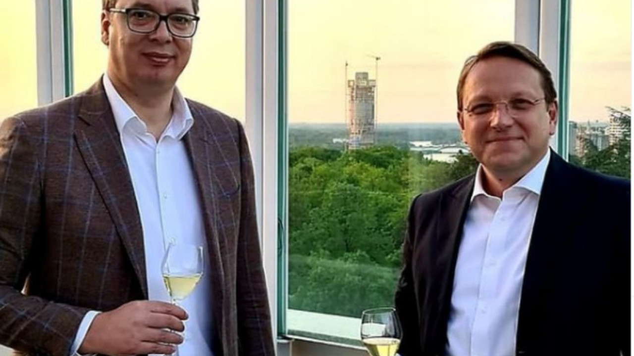 Aleksandar Vučić i Oliver Varhelji