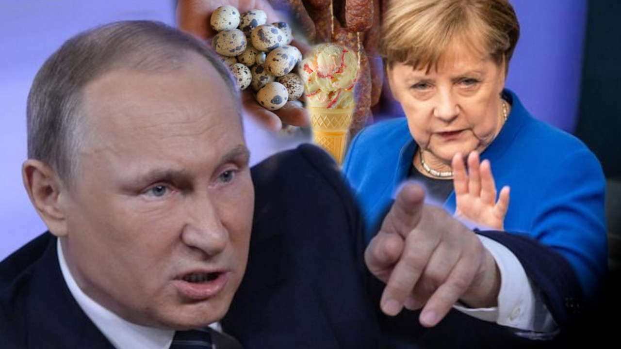 Jelovnici Vladimira Putina i Angele Merkel