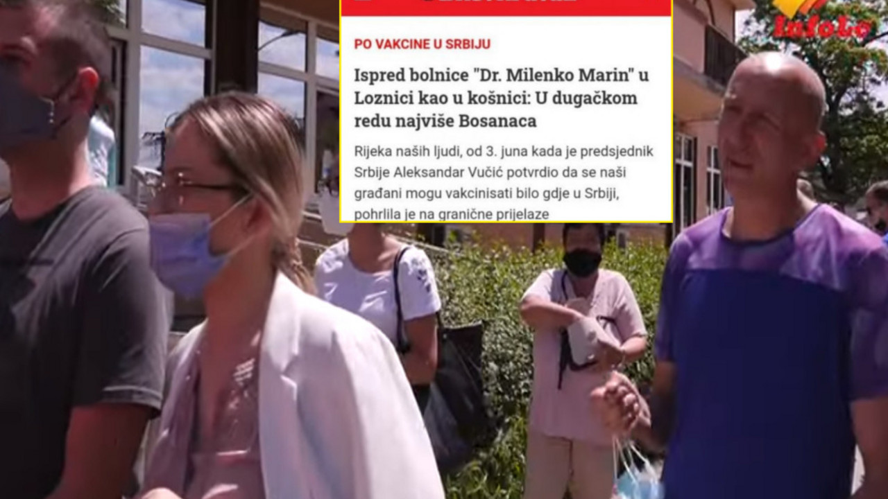 Vakcinacija Bosanskih državljana u Srbiji
