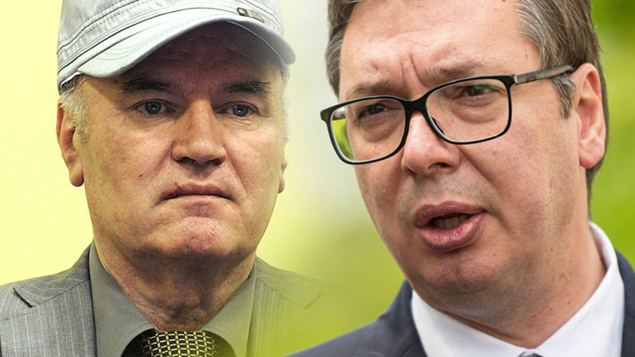 Aleksandar Vučić i Ratko Mladić