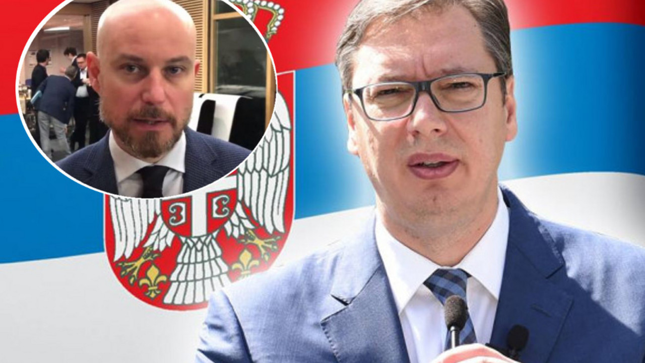Aleksandar Vučić i Vladimir Bilčik