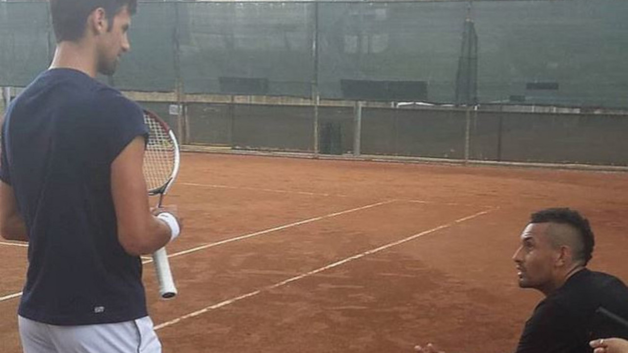 NIk Kirjos i Novak Đoković