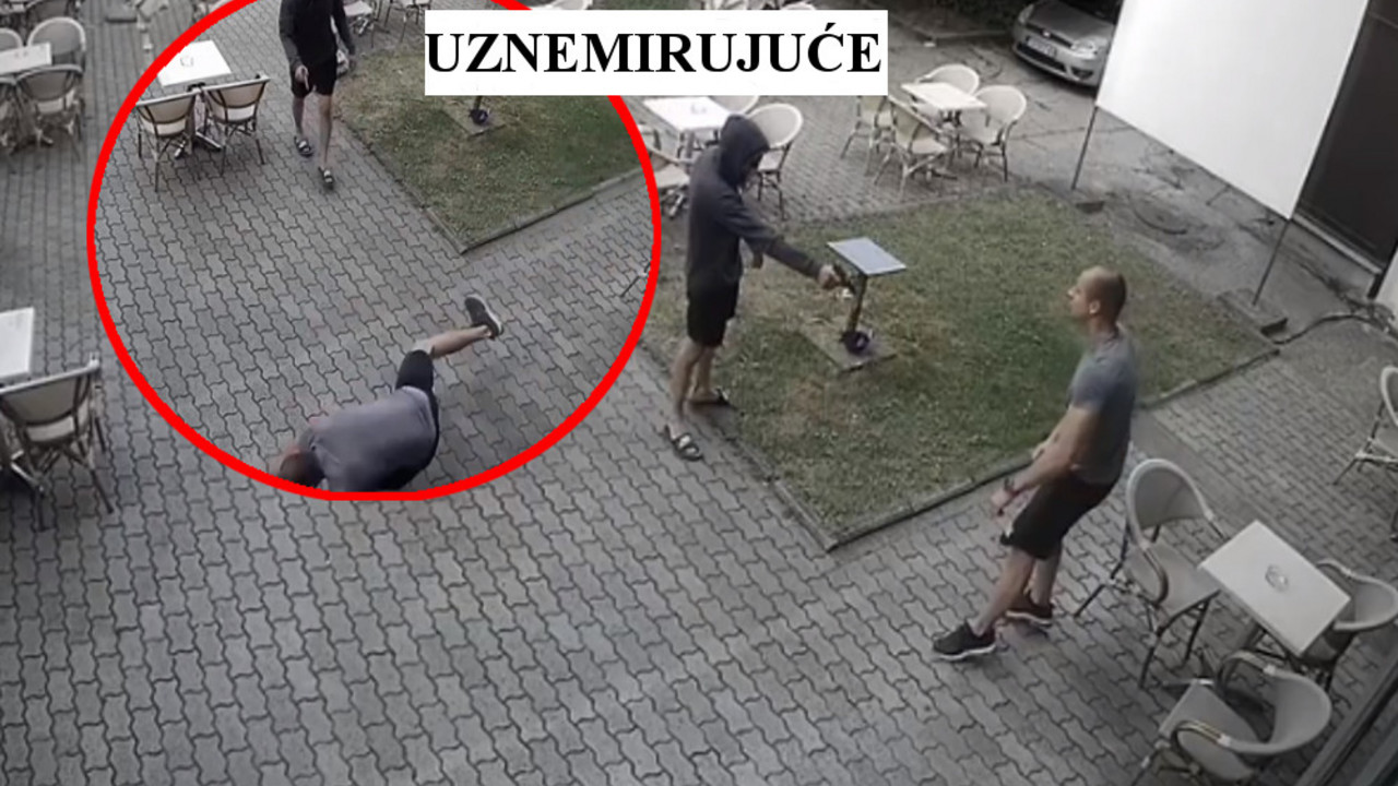 Jezivi snimak napada u Čačku