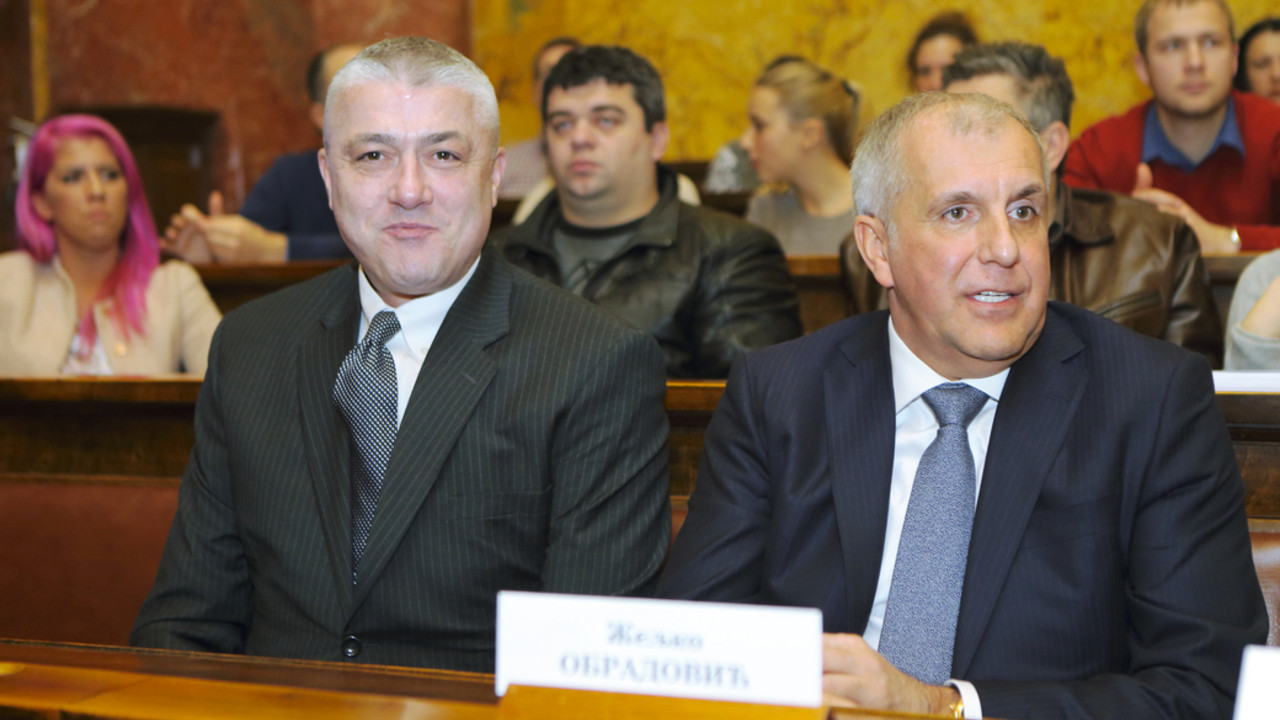 Predrag Danilović i Željko Obradović