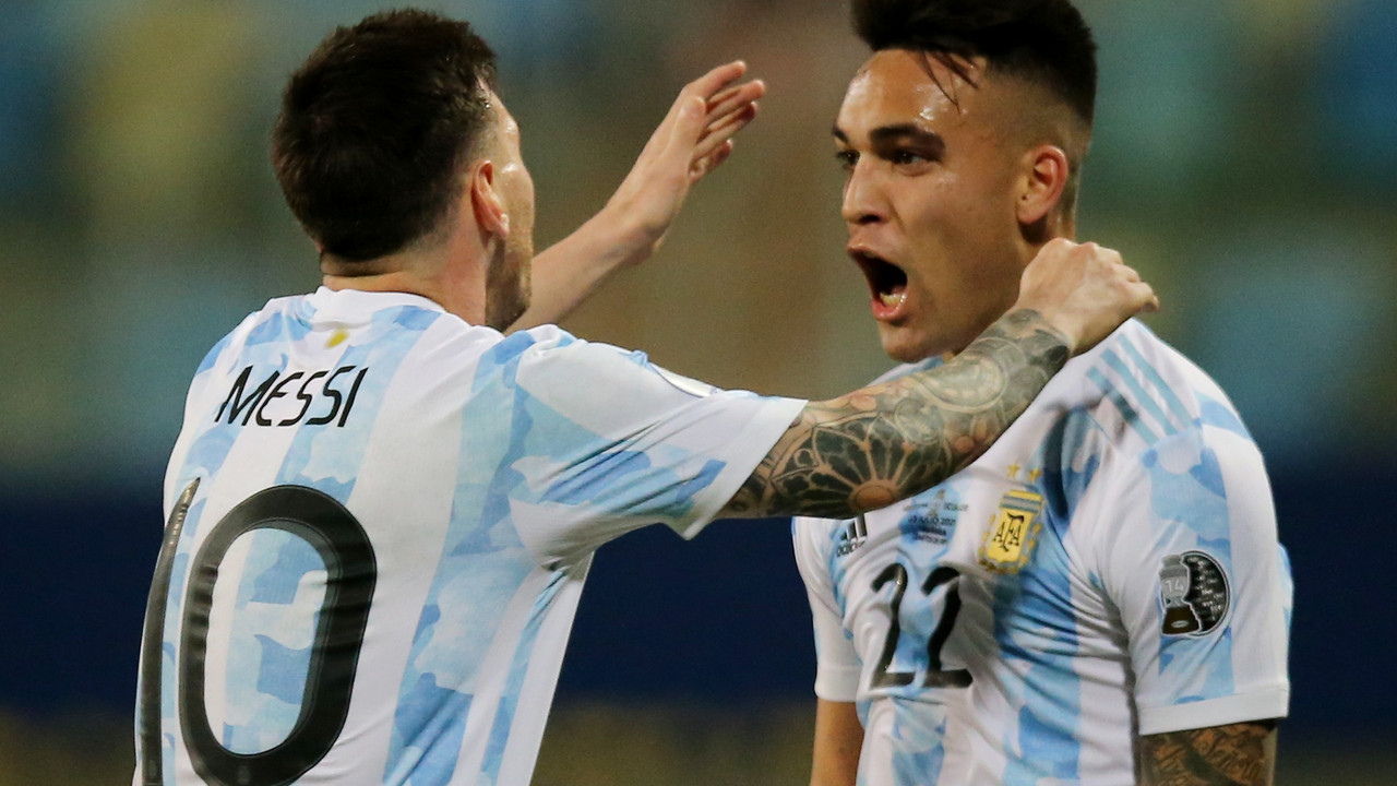 Lionel Mesi i Lautaro Martinez