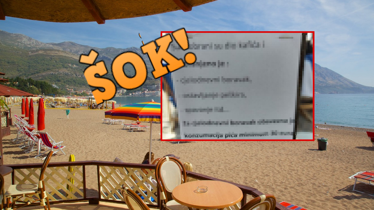 Spisak zabranjenih stvari na plaži