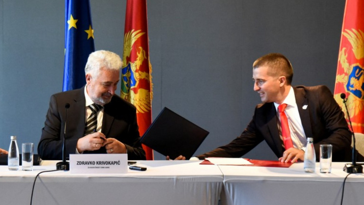 Zdravko Krivokapić i Aleksa Bečić