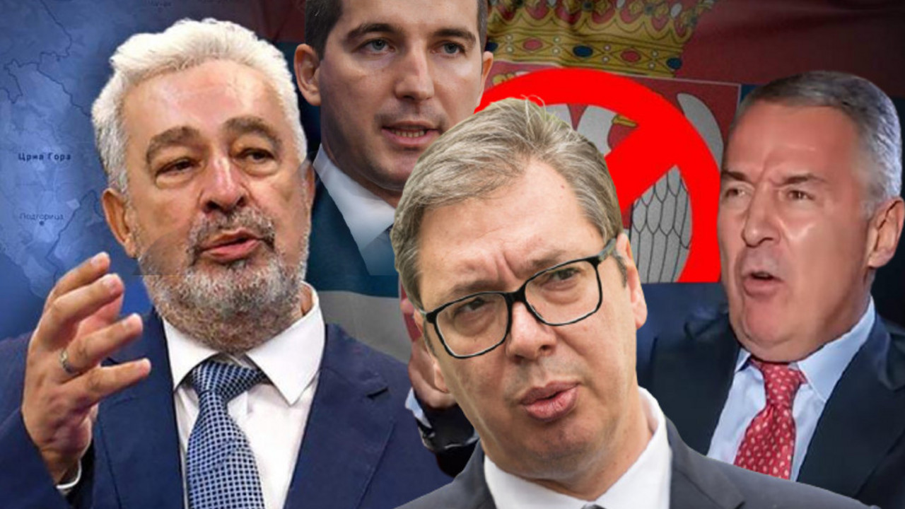 Zdravko Krivokapić, Aleksandar Vučić, Milo Đukanović, Aleksa Bečić
