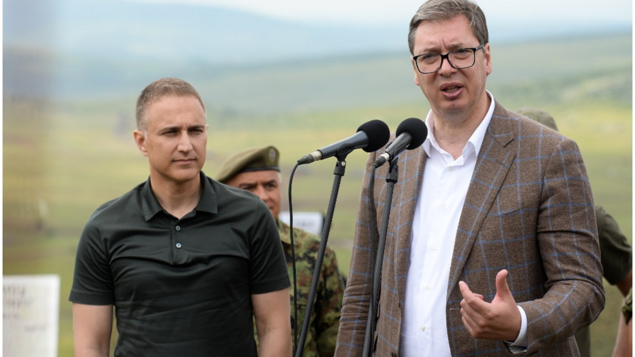 Nebojša Stefanović i Aleksandar Vučić