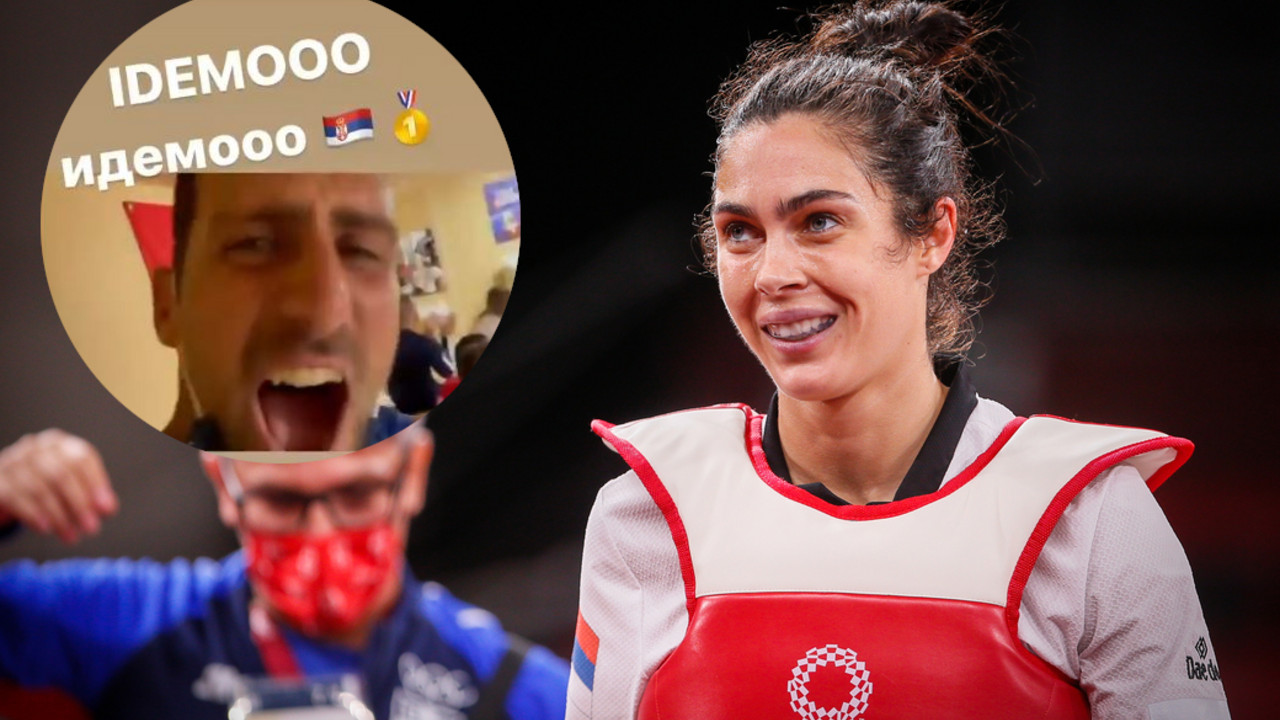 Milica Mandić, Novak Đoković
