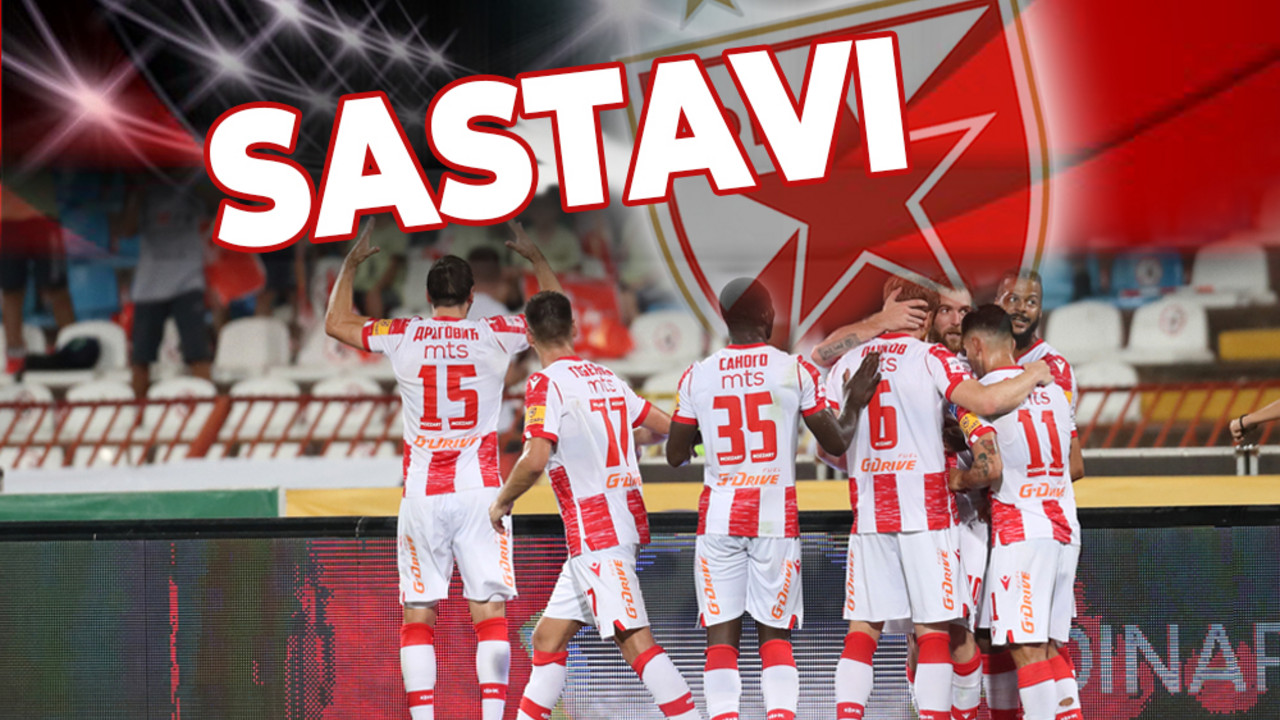 FK Crvena zvezda sastavi