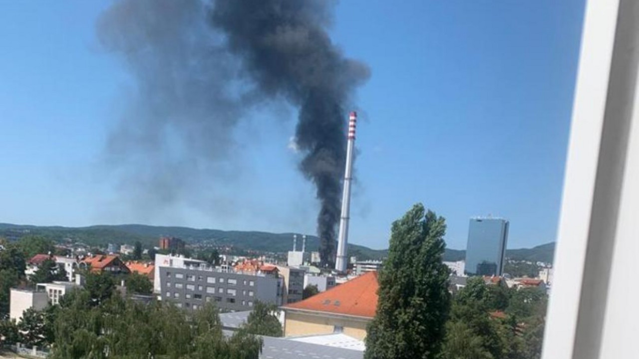 požar u Zagrebu