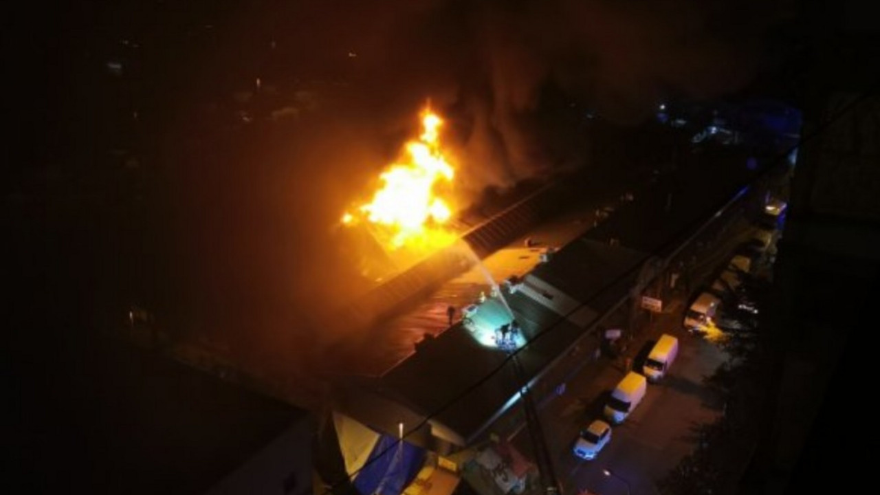 Požar na Novom Beograd