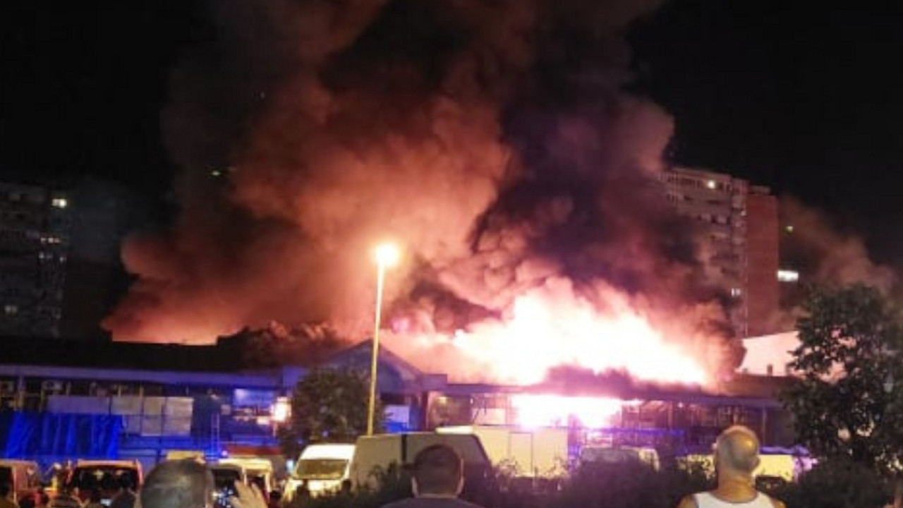 Požar na Novom Beogradu