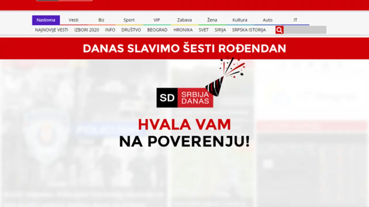 Rođendan Srbija Danas