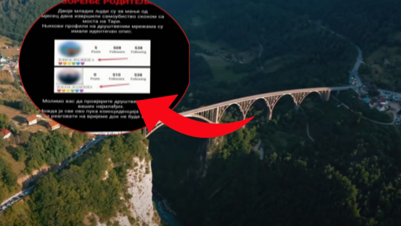 Most na Tari upozorenje