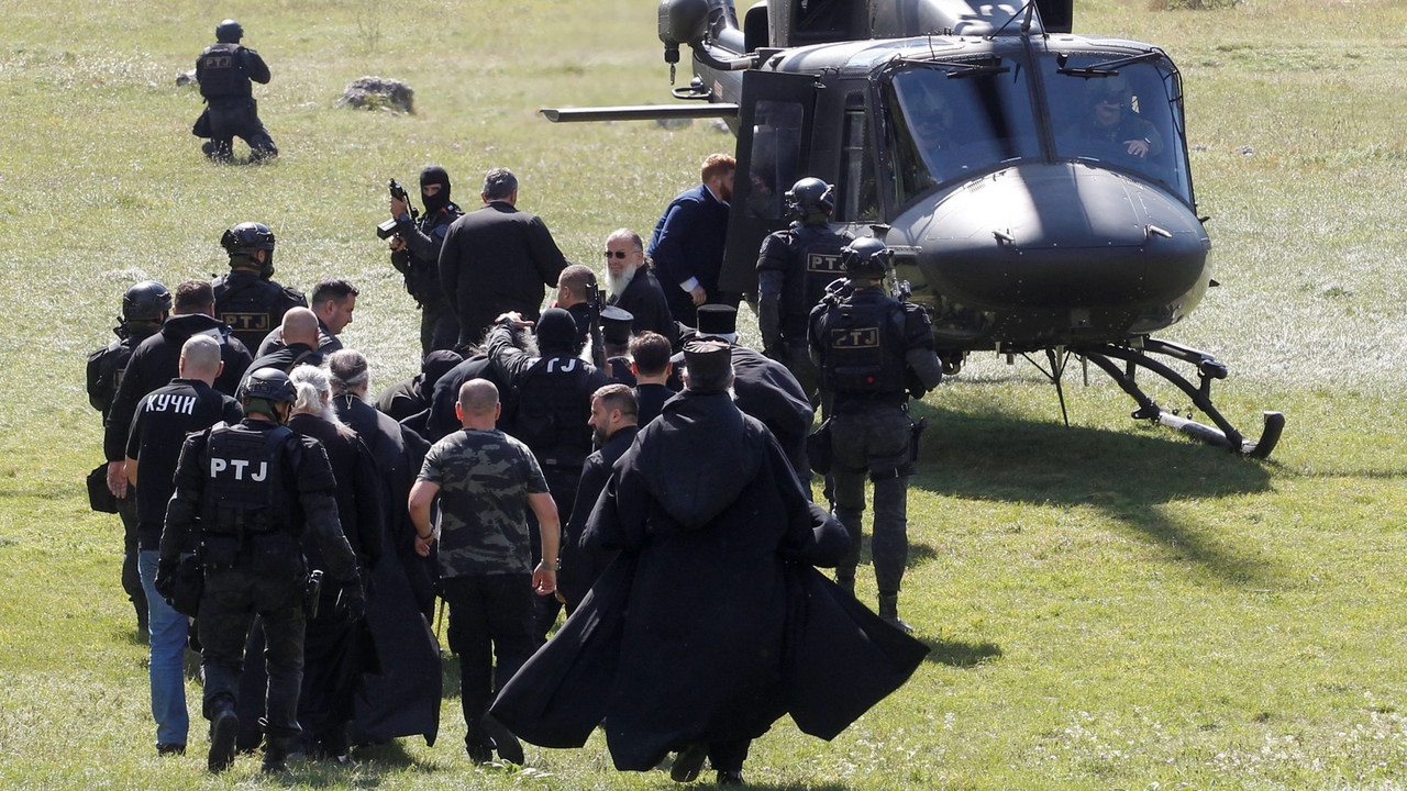 helikopter na Cetinju