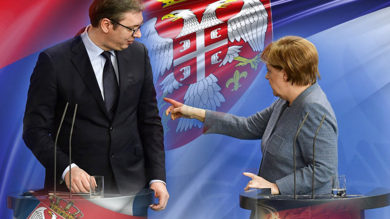 Aleksandar Vučić i Angela Merkel