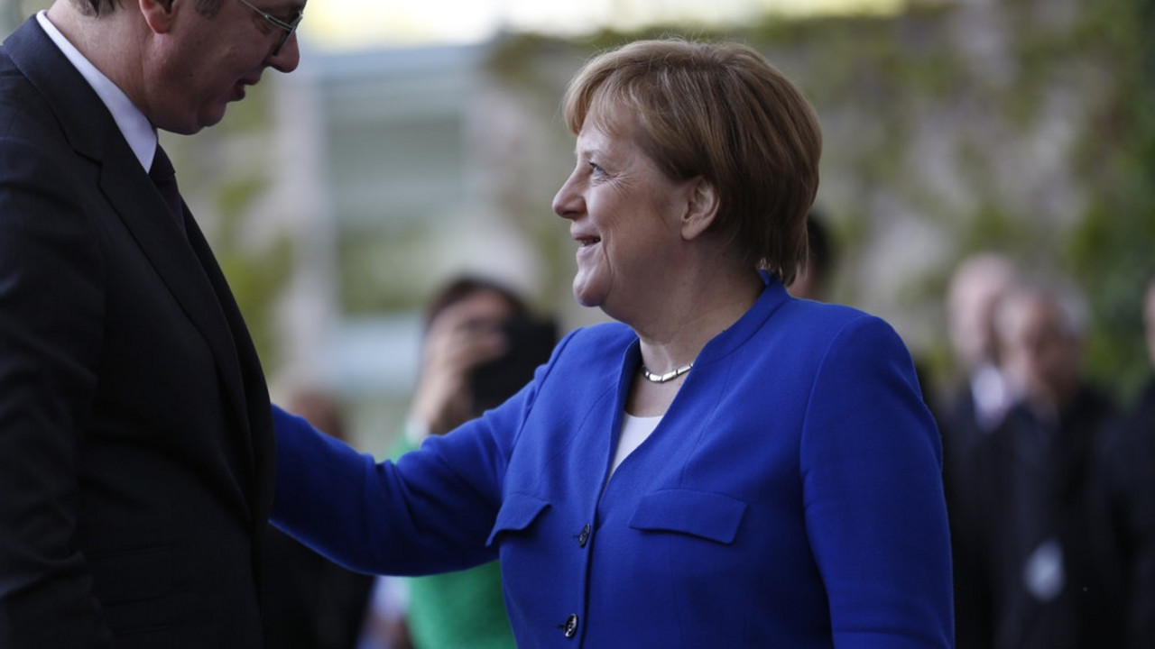 Aleksandar Vučić i Angela Merkel