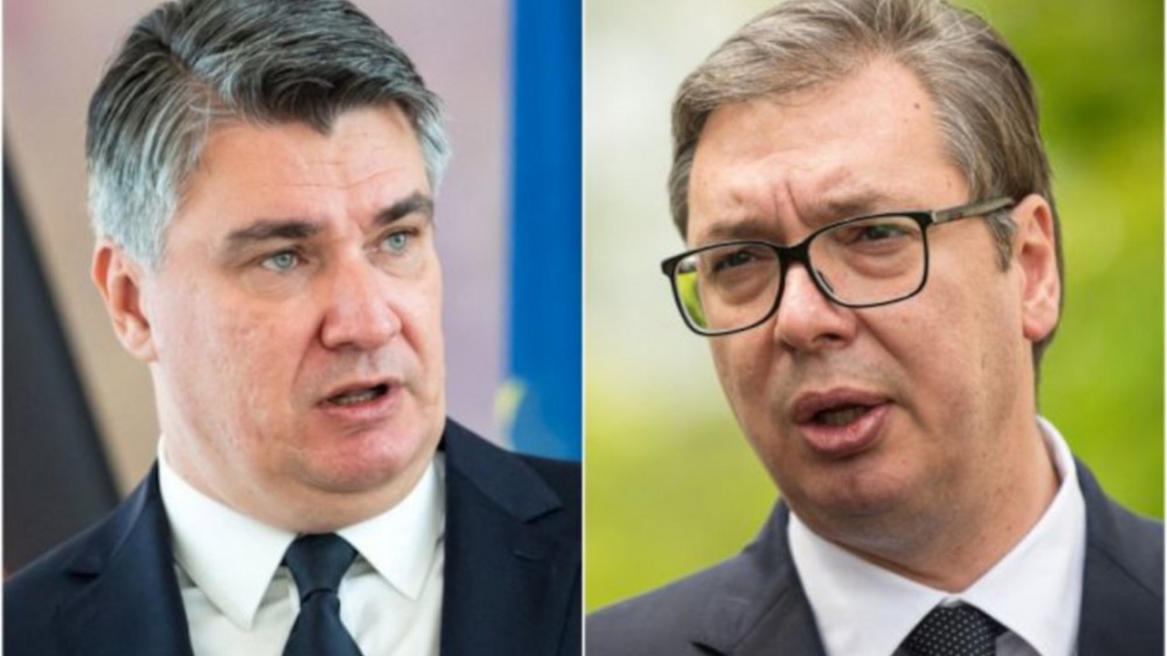 Aleksandar Vučić i Zoran Milanović